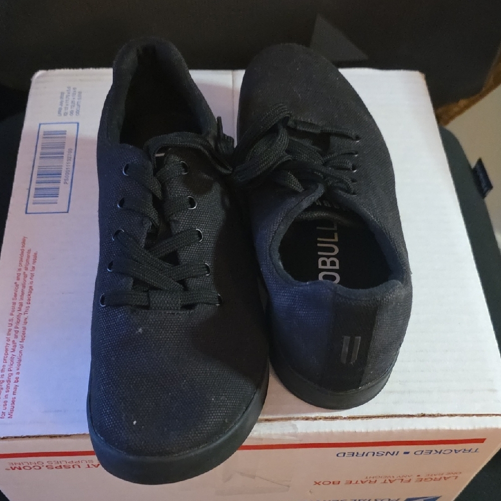 Nobull Canvas Trainer, Black On Black W7.5 NEW
